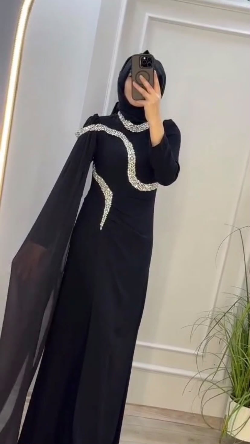 SİYAH TAŞLI ABİYE